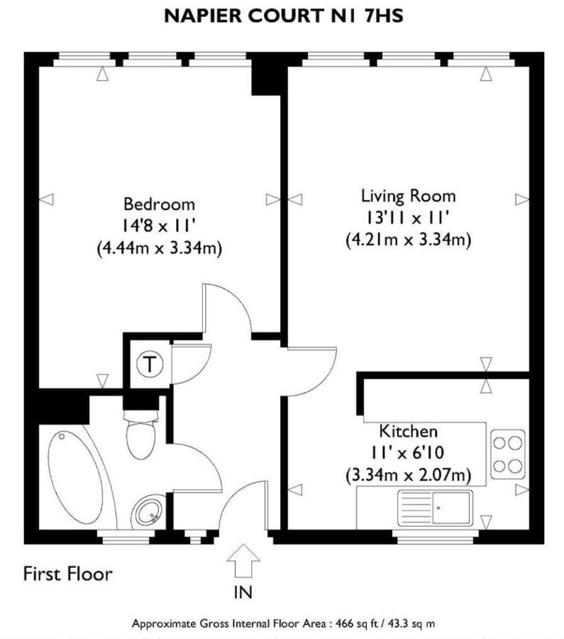 1 Bedroom Flat Close To City With Free Parking Arrangement Londres Extérieur photo